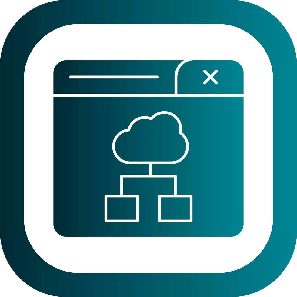 Cloud Computing Vector Icon Design