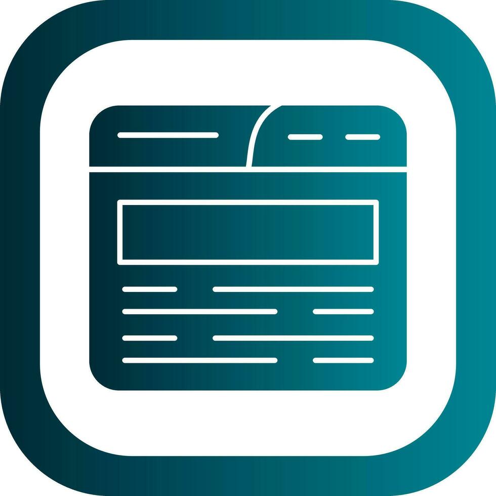 Web Browser Vector Icon Design