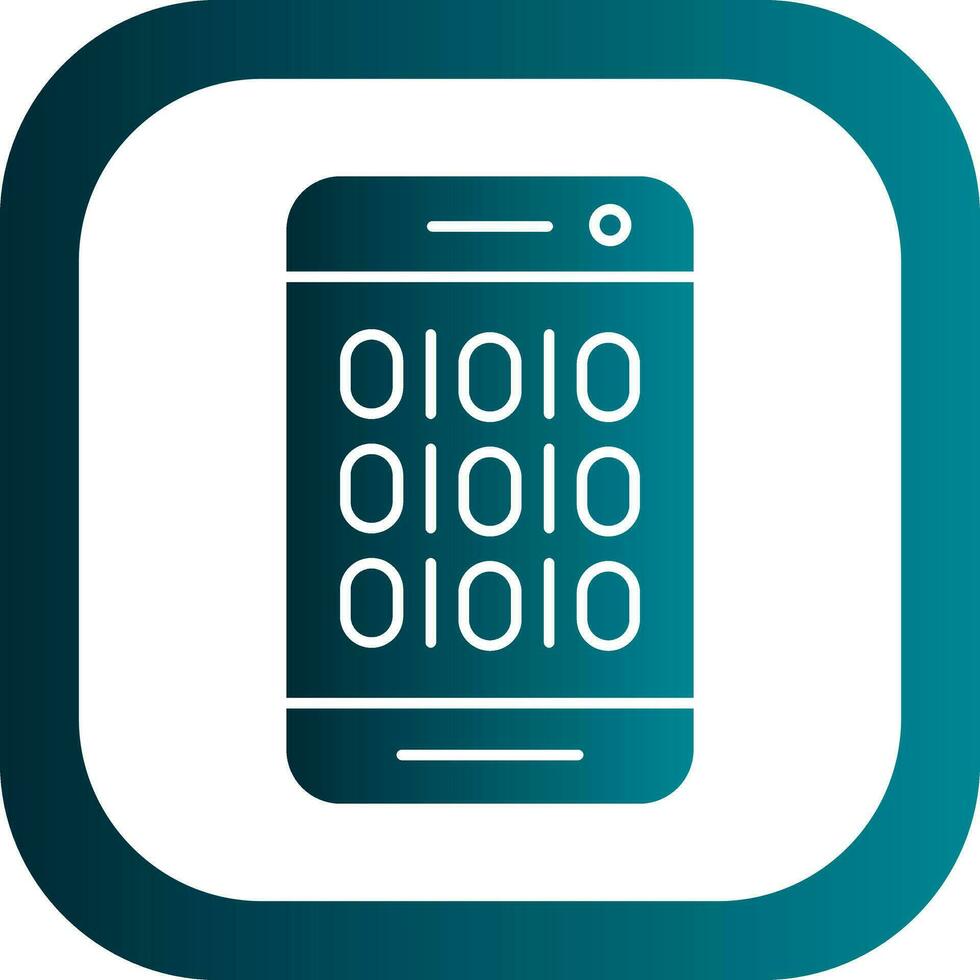 Binary Code Vector Icon Design