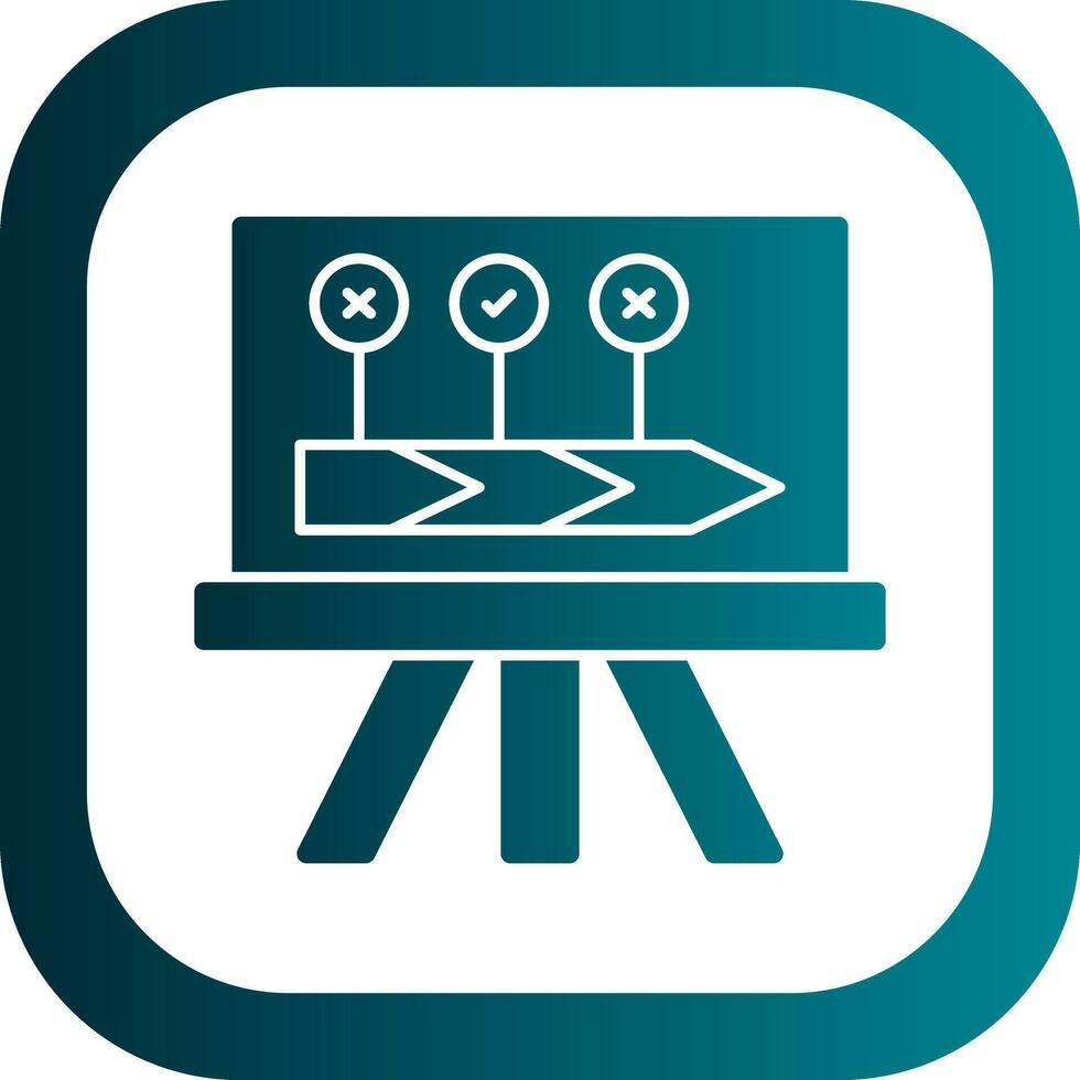 Value Chain Vector Icon Design