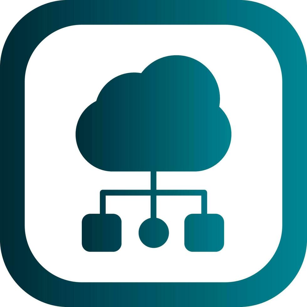 Cloud Computing Vector Icon Design