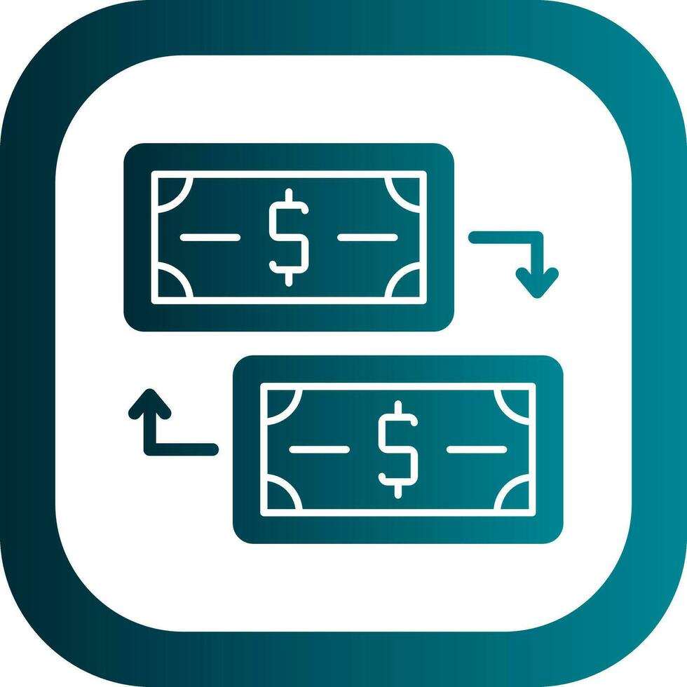 Money Exchange Vector Icon Design
