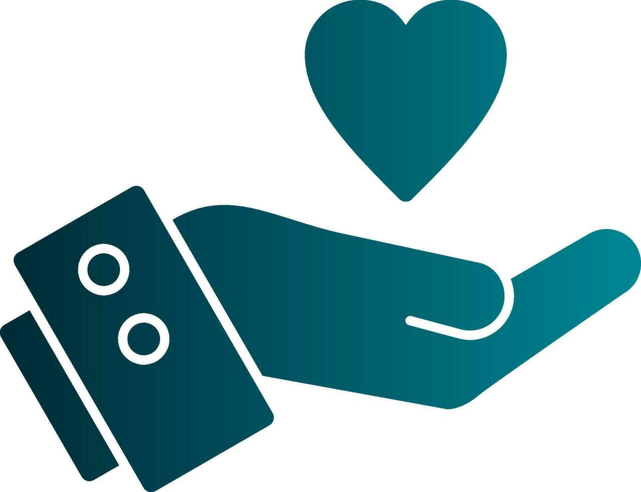 Give Love Vector Icon Design