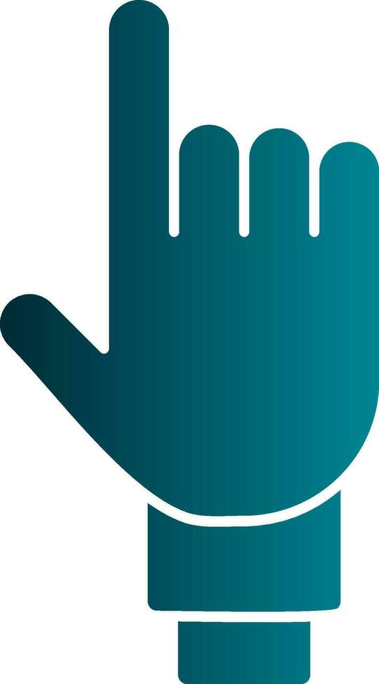 Two Fingers Vector Icon Design