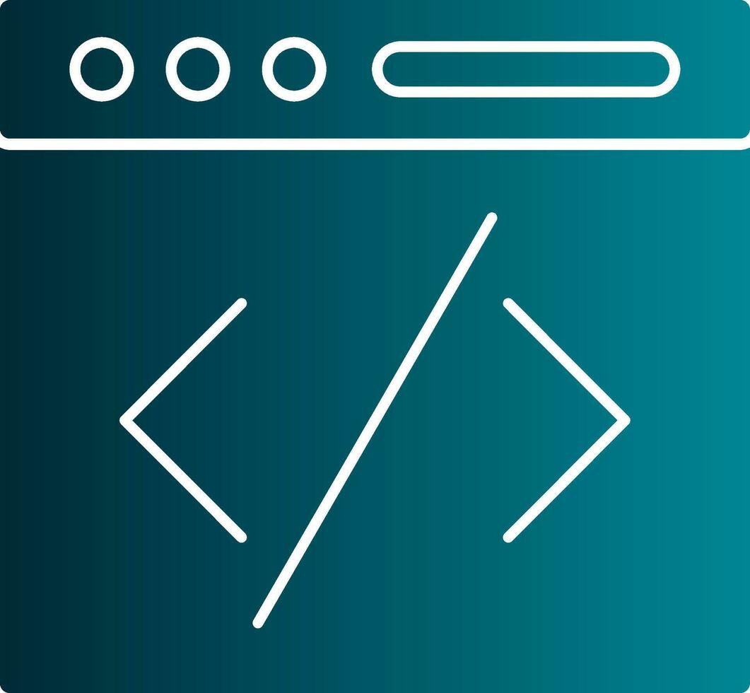 codificación vector icono diseño