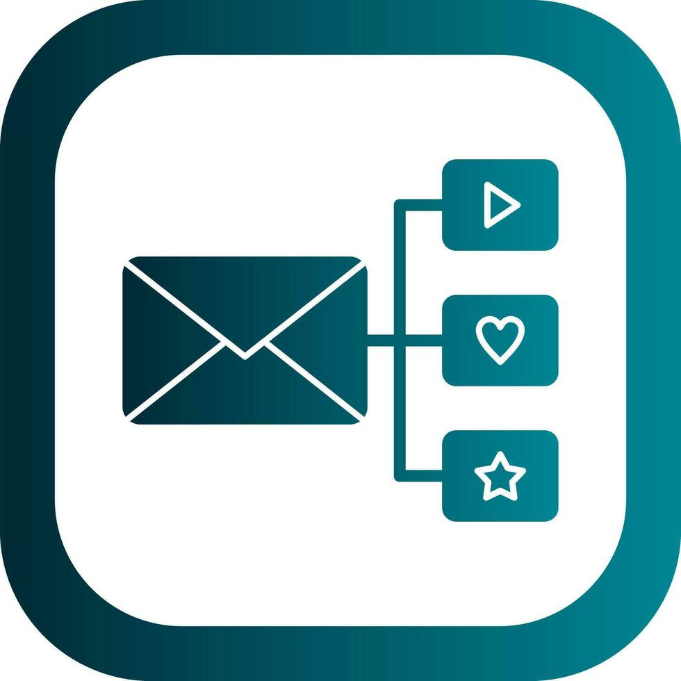 Email Marketing Vector Icon Design