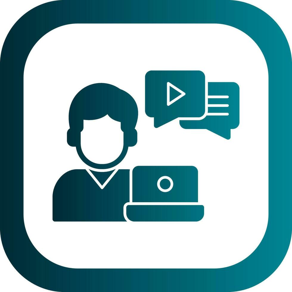 Online Business Vector Icon Design