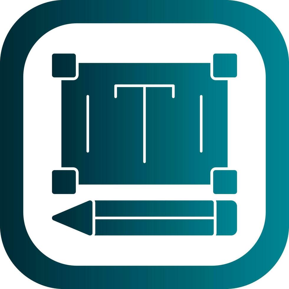 Edit Text Vector Icon Design