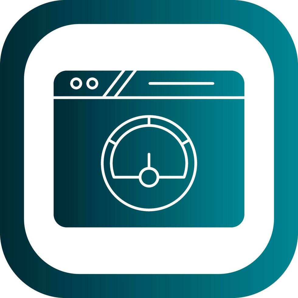 Speed Test Vector Icon Design