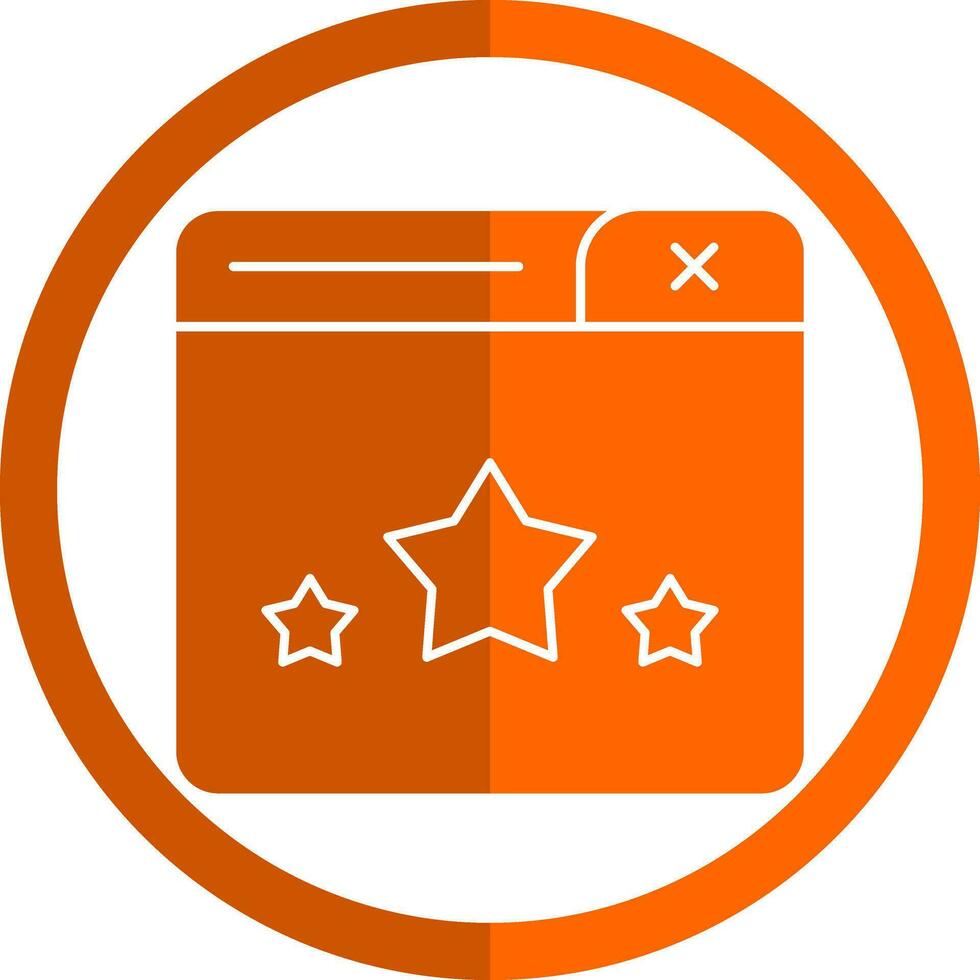 Web Rating Vector Icon Design