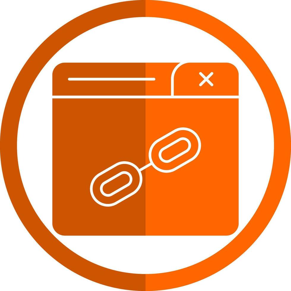 Web Link Vector Icon Design