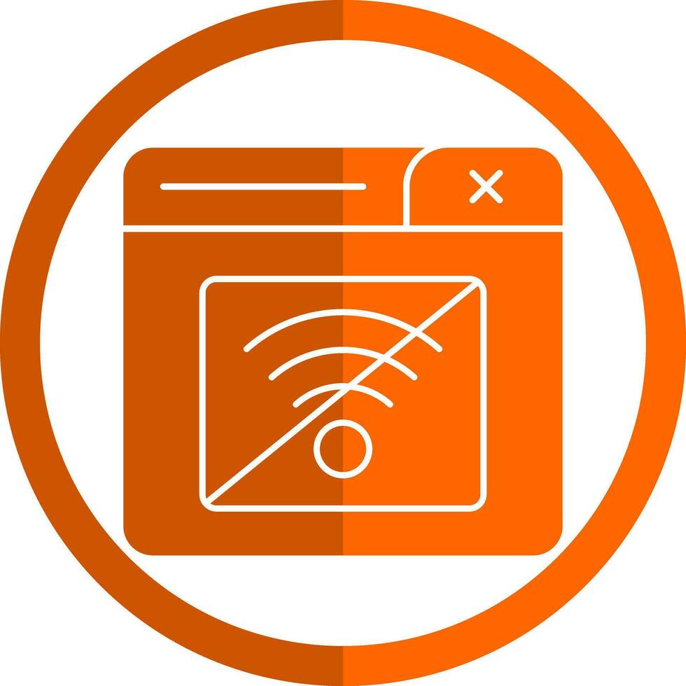 Connection Error Vector Icon Design