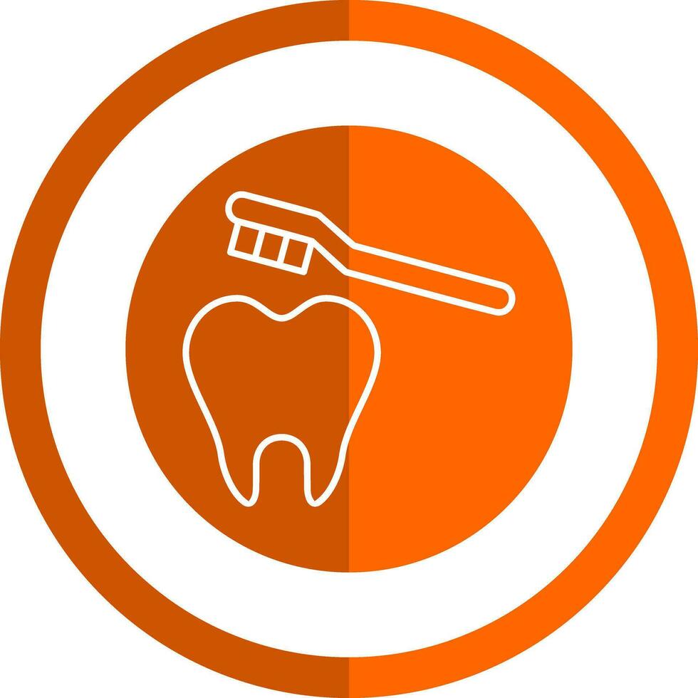 Cleaning Tooth Vector Icon Design