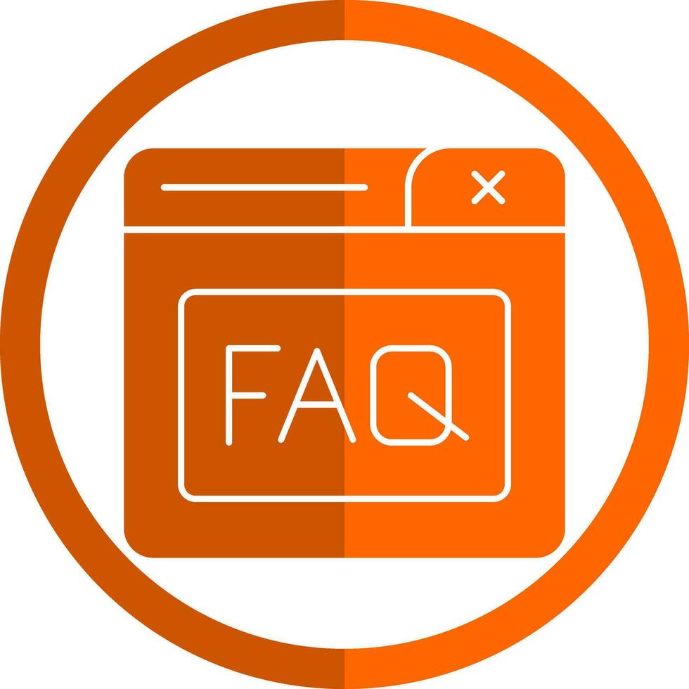Faq Vector Icon Design