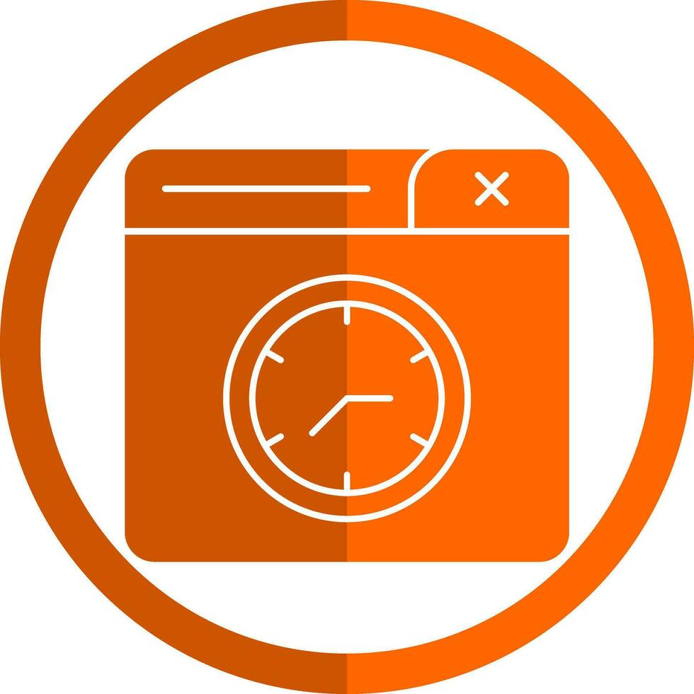 diseño de icono de vector de reloj