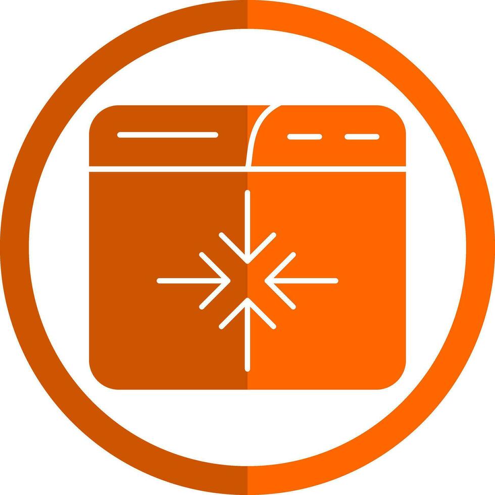 Minimize Vector Icon Design