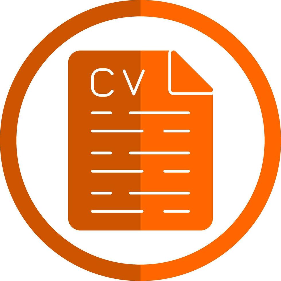 CV Vector Icon Design