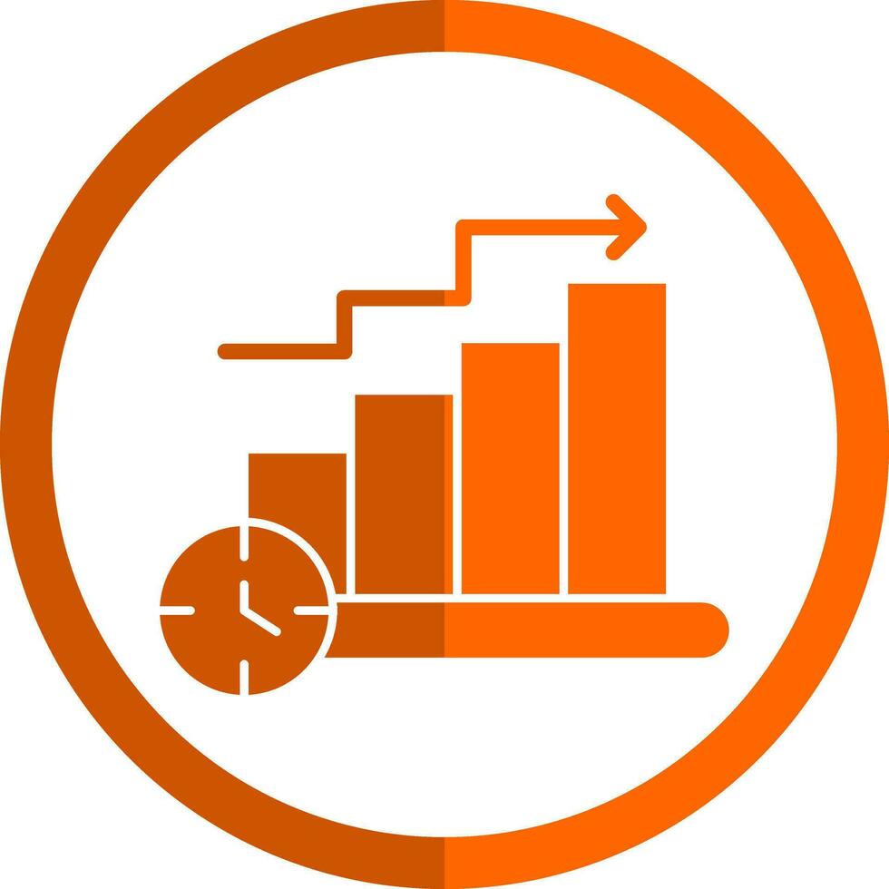 Bar Chart Vector Icon Design