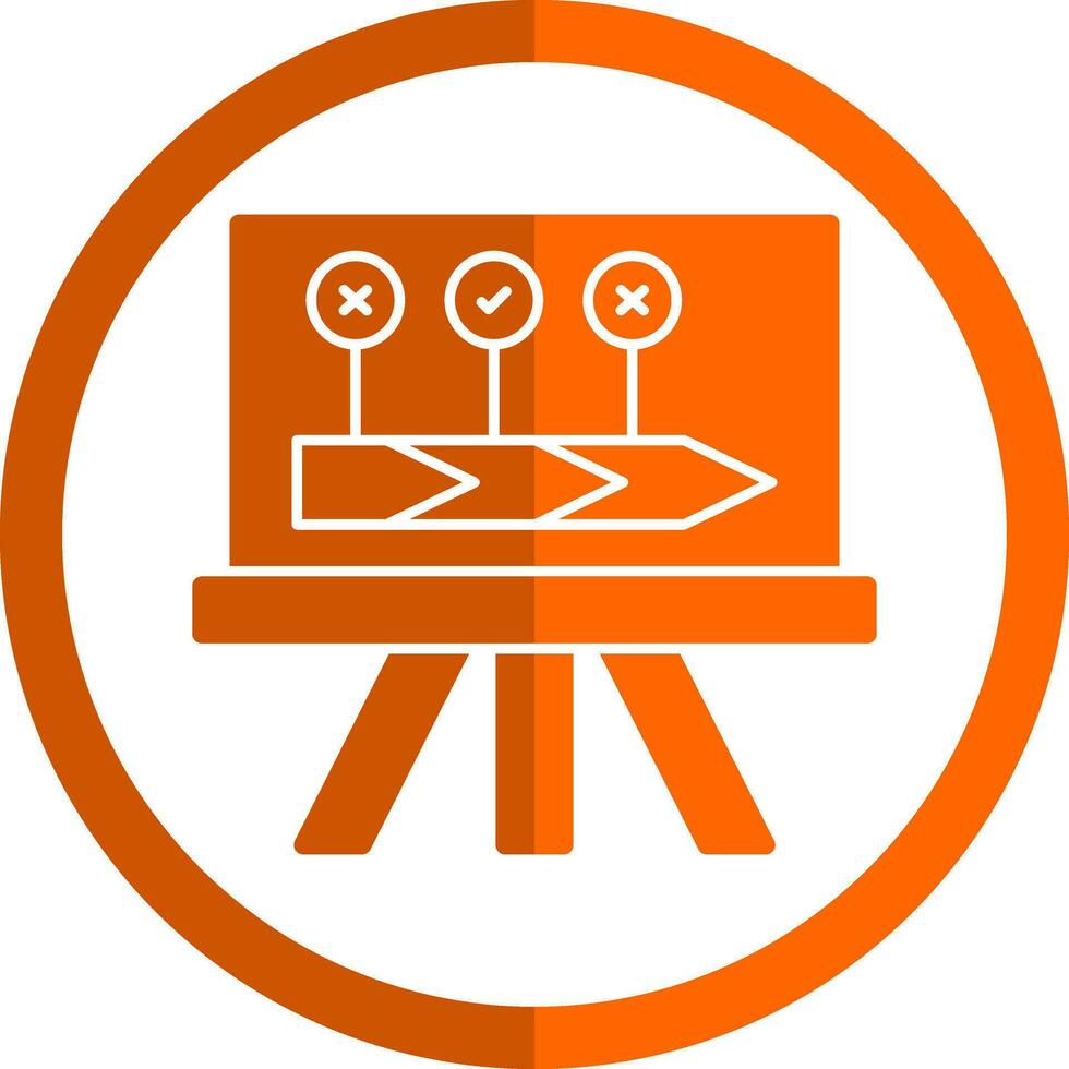 Value Chain Vector Icon Design