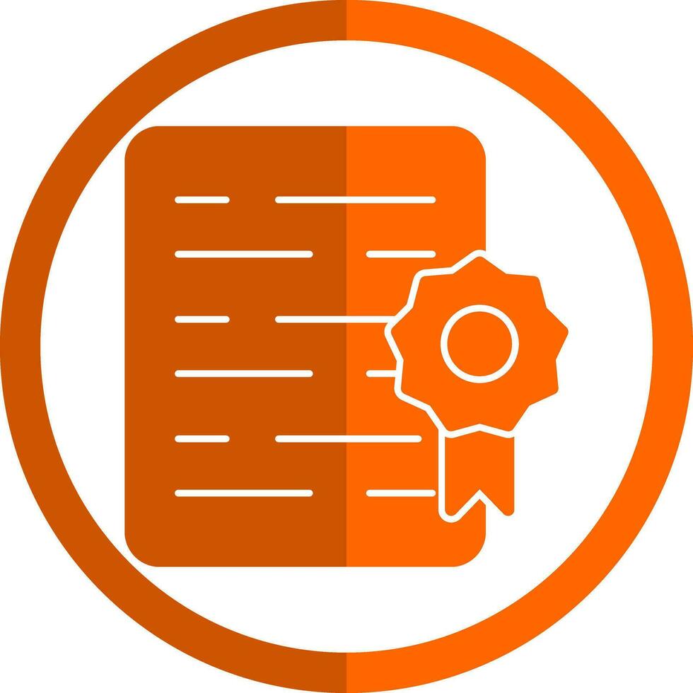 Certificate Vector Icon Design