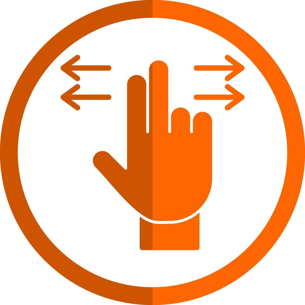 Swipe Vector Icon Design