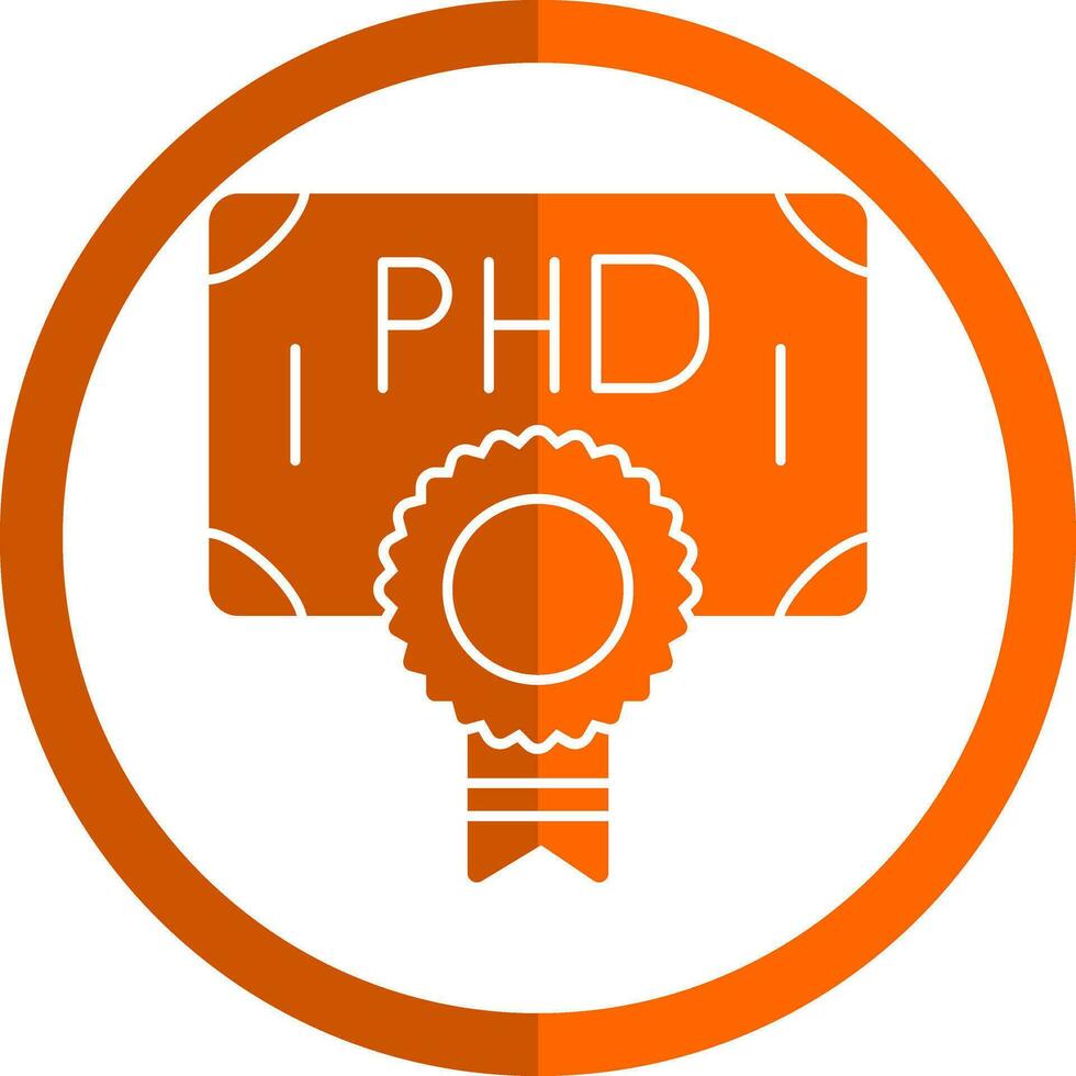 Phd Vector Icon Design