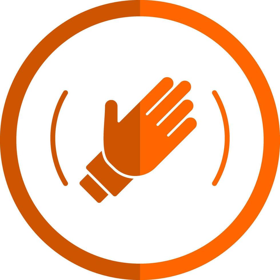 Goodbye Vector Icon Design