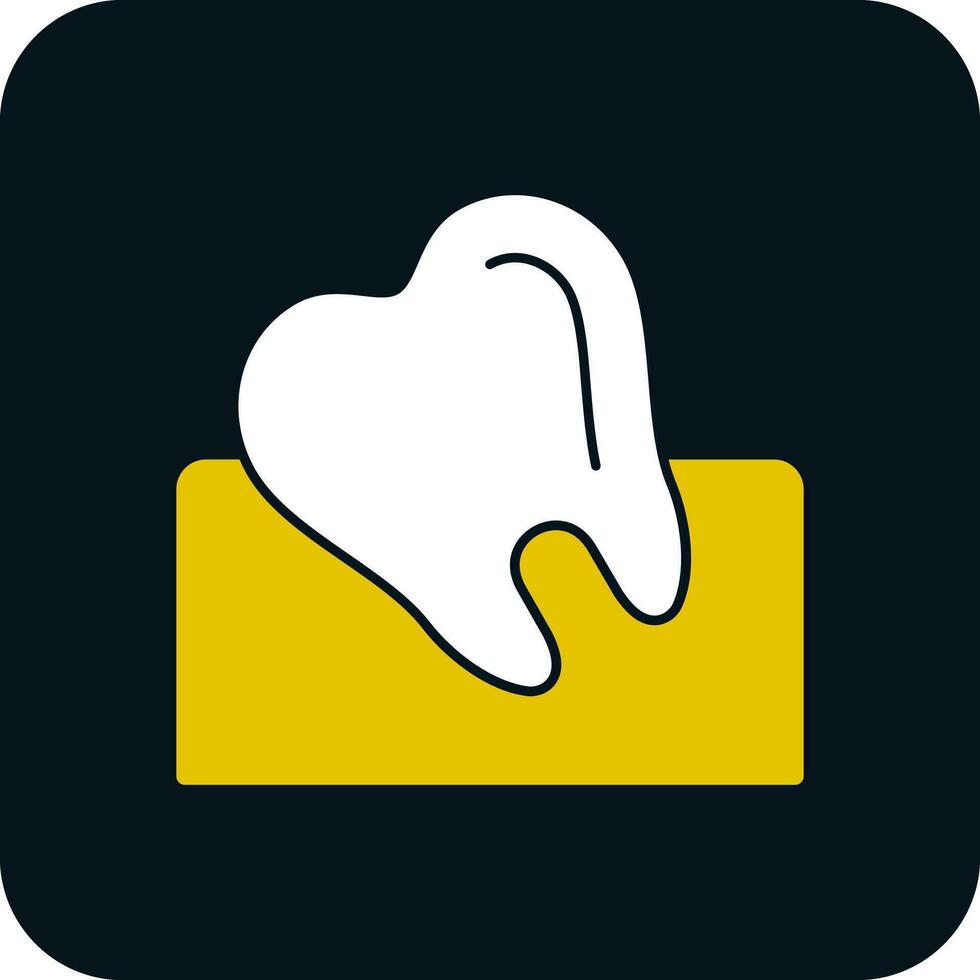 Wisdom Tooth Vector Icon Design