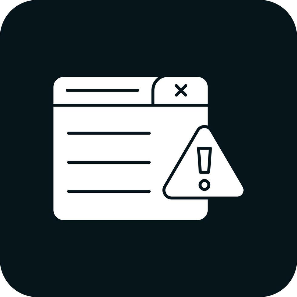 Warning Vector Icon Design