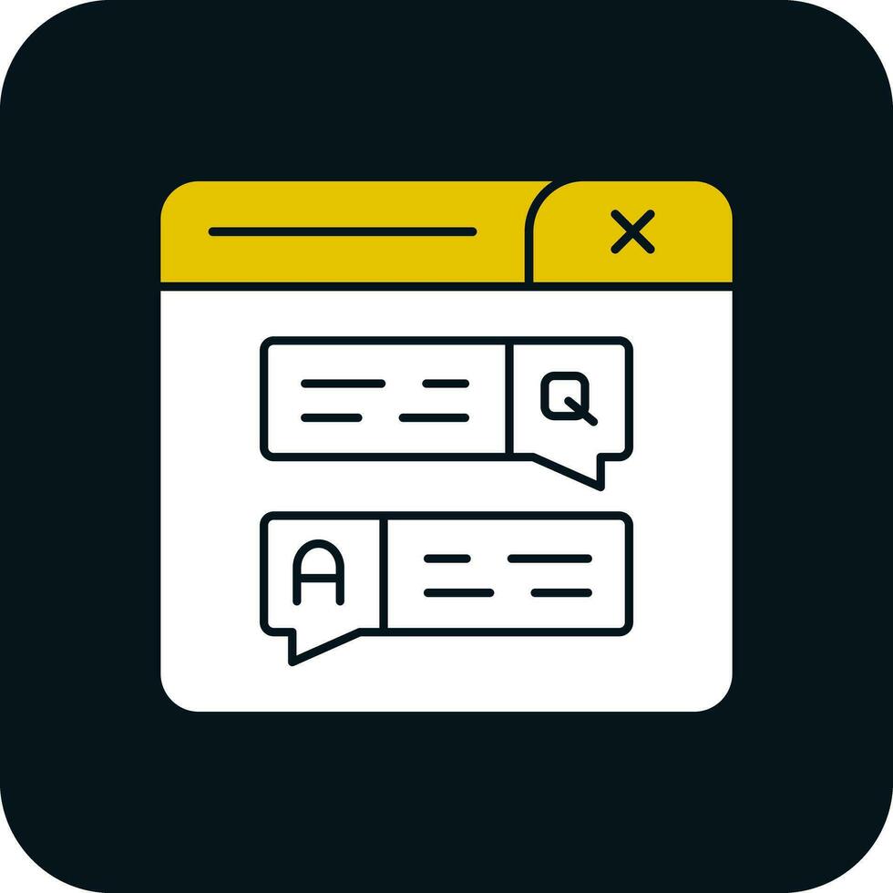 Forum Vector Icon Design