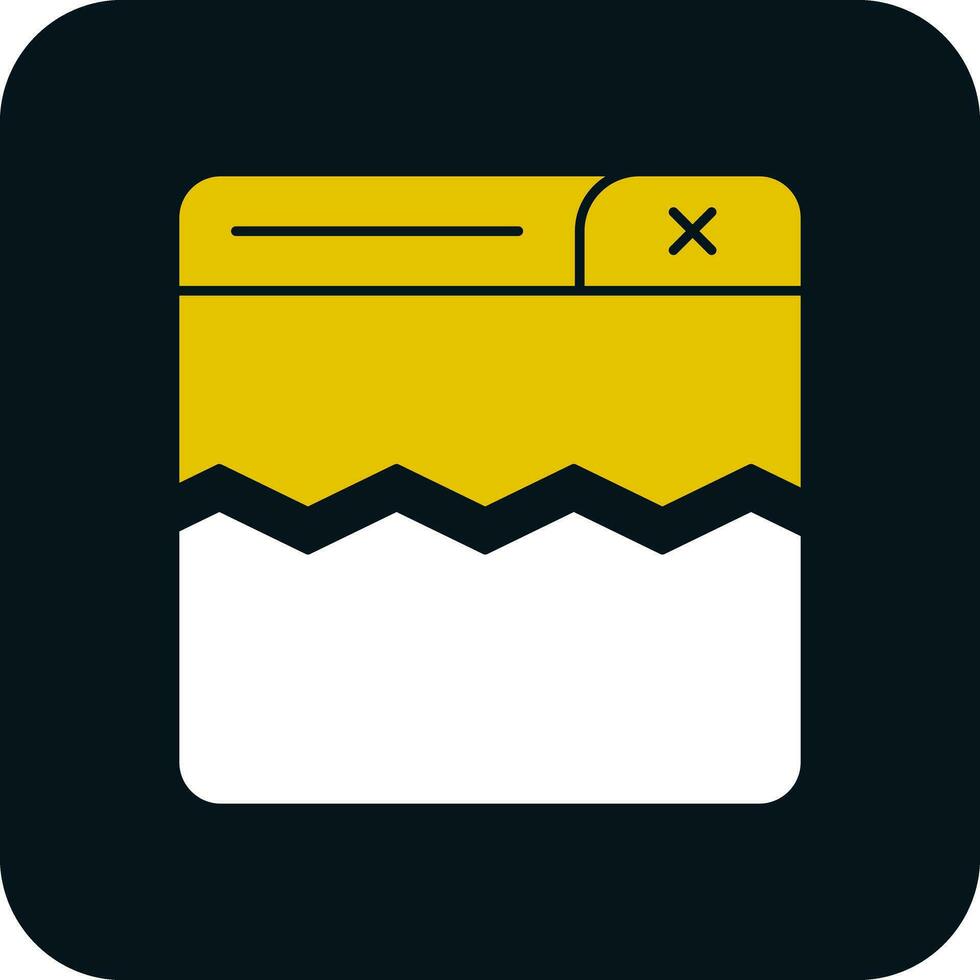 Broken Link Vector Icon Design
