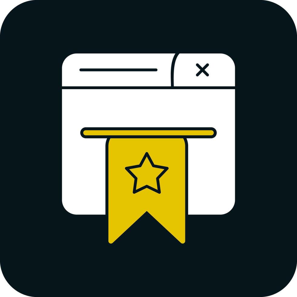 Bookmarked Vector Icon Design