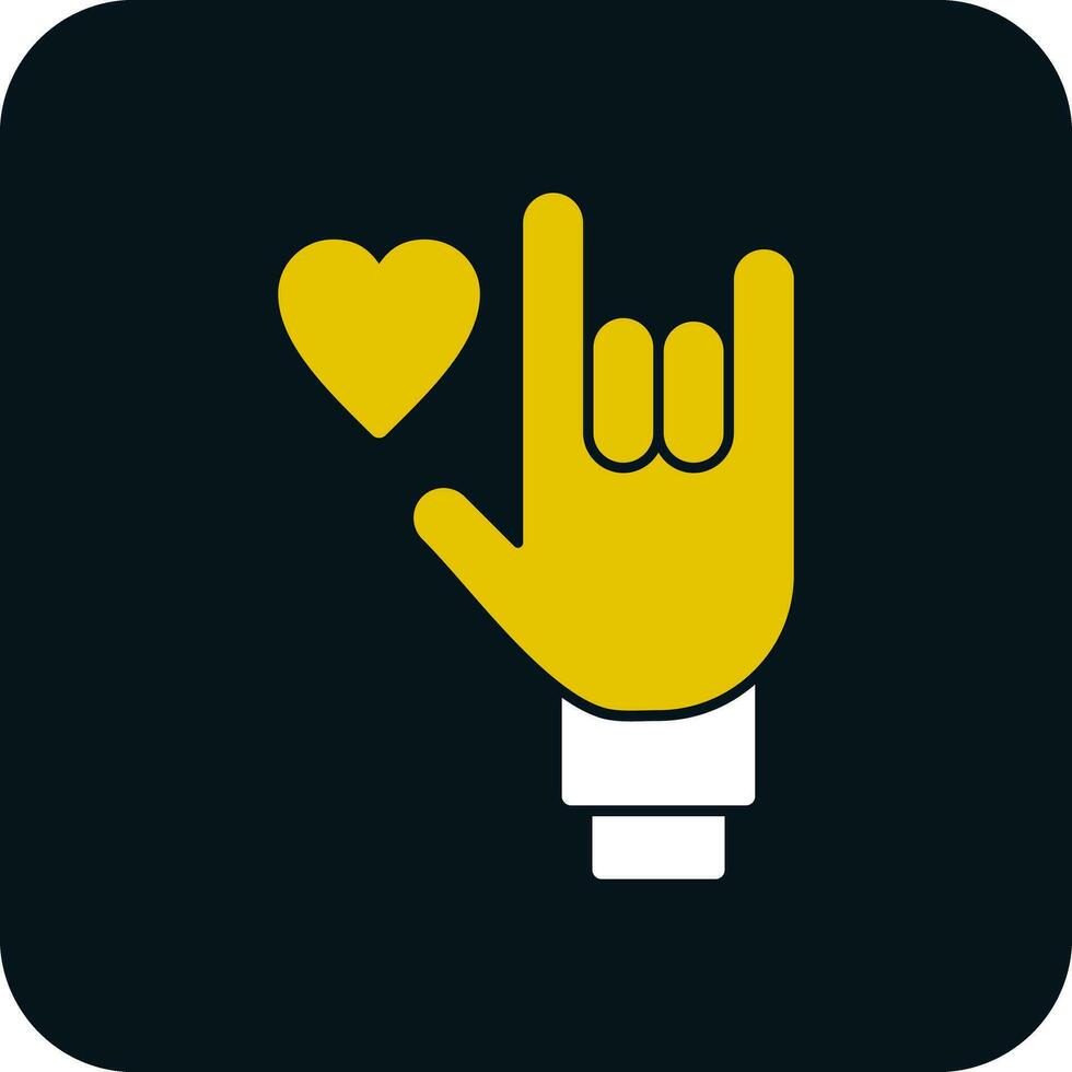 Rock On Vector Icon Design