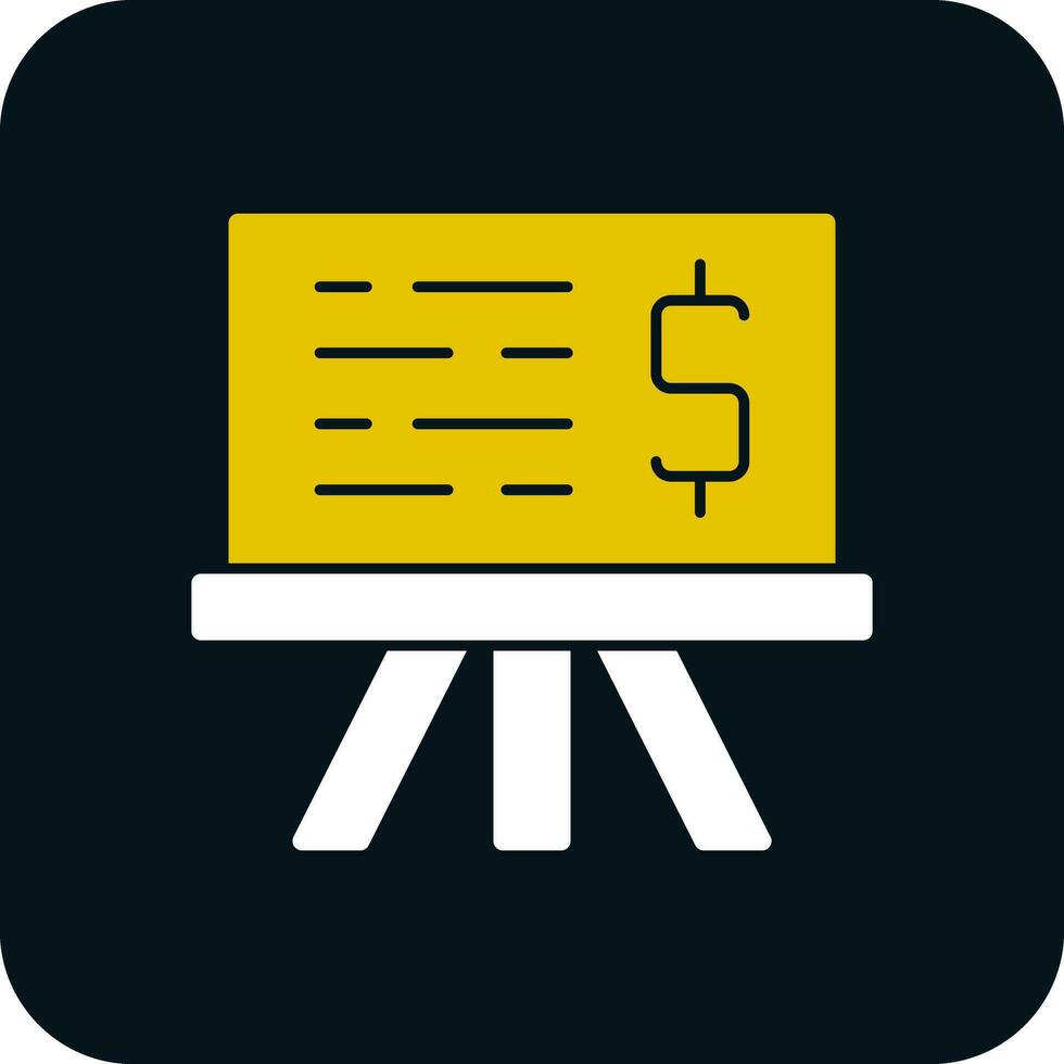 Presentation Vector Icon Design