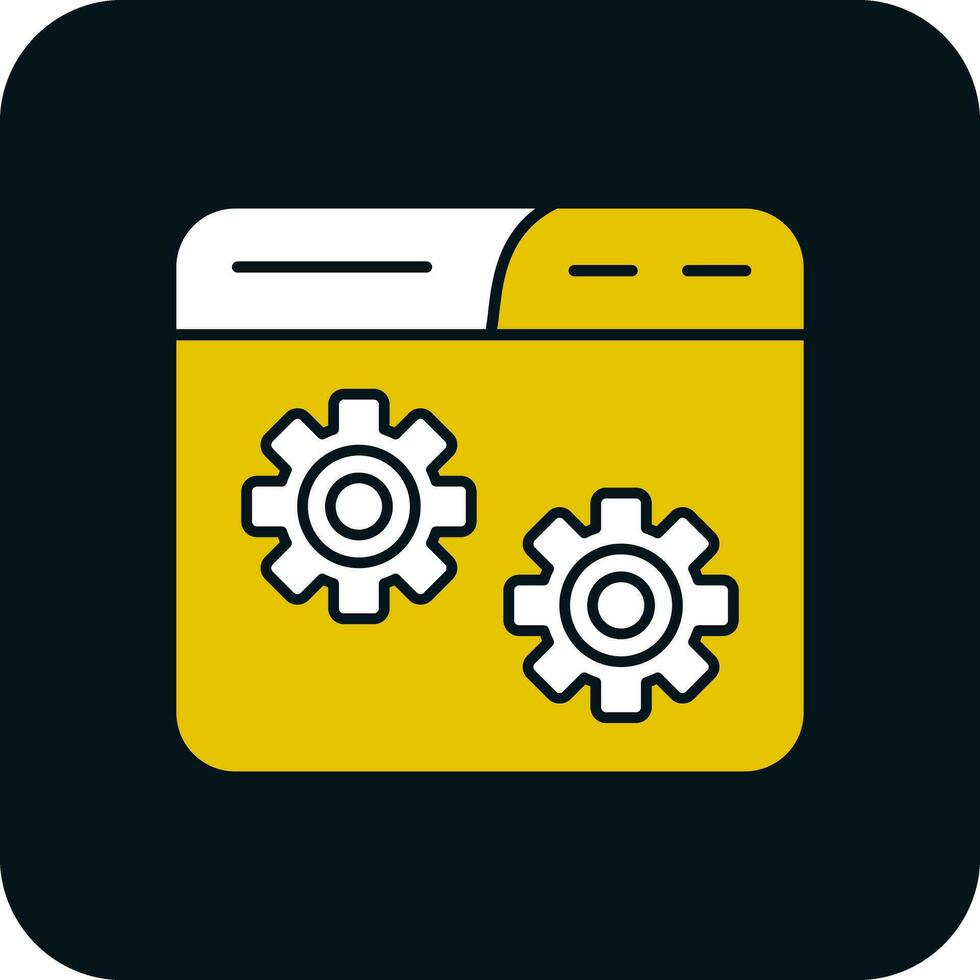 Website Setting Vector Icon Design