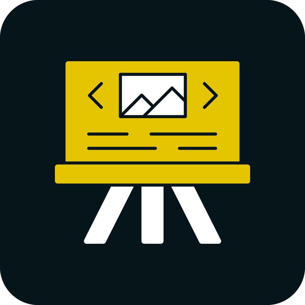 Slide Show Vector Icon Design