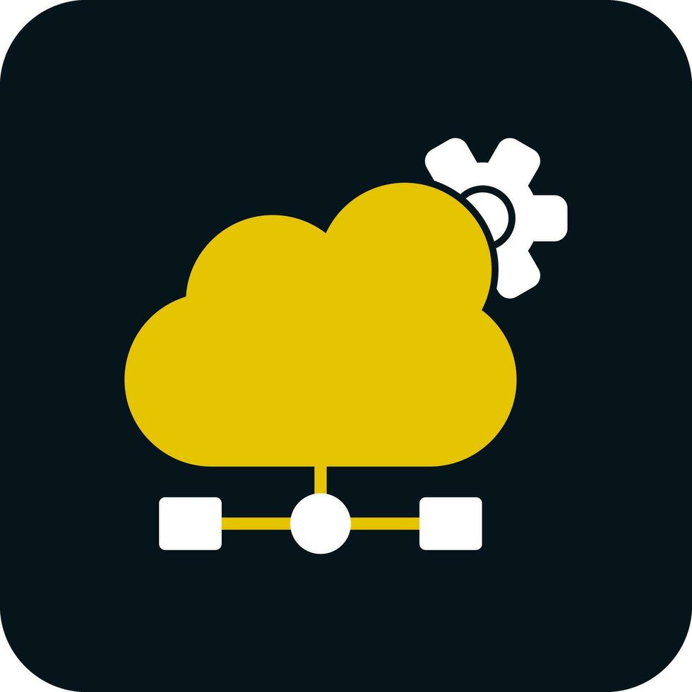 Cloud Computing Vector Icon Design