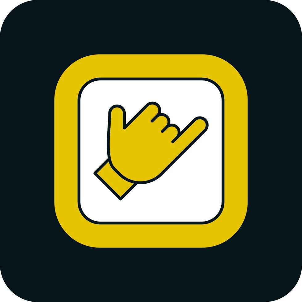 Little Finger Vector Icon Design