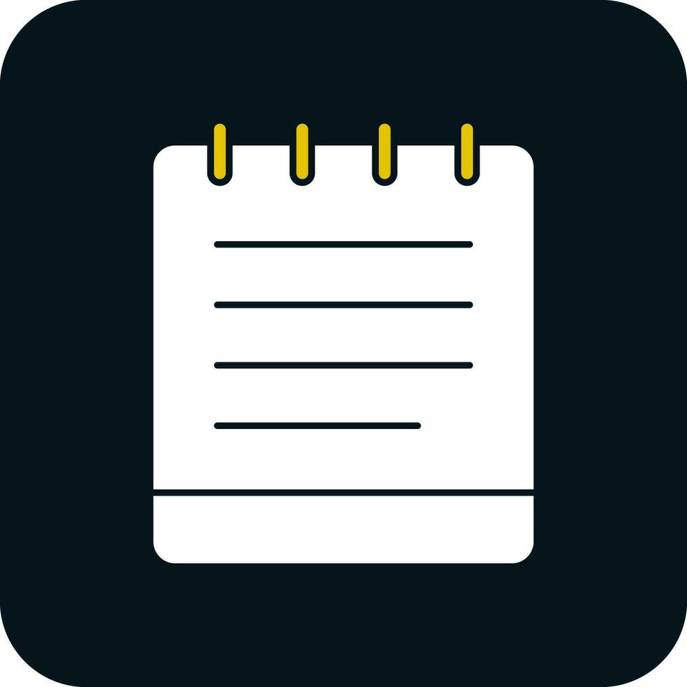 Notebook Vector Icon Design