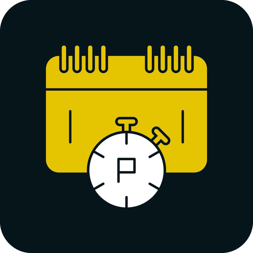Deadline Vector Icon Design