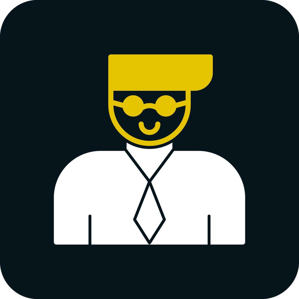 Professor Vector Icon Design