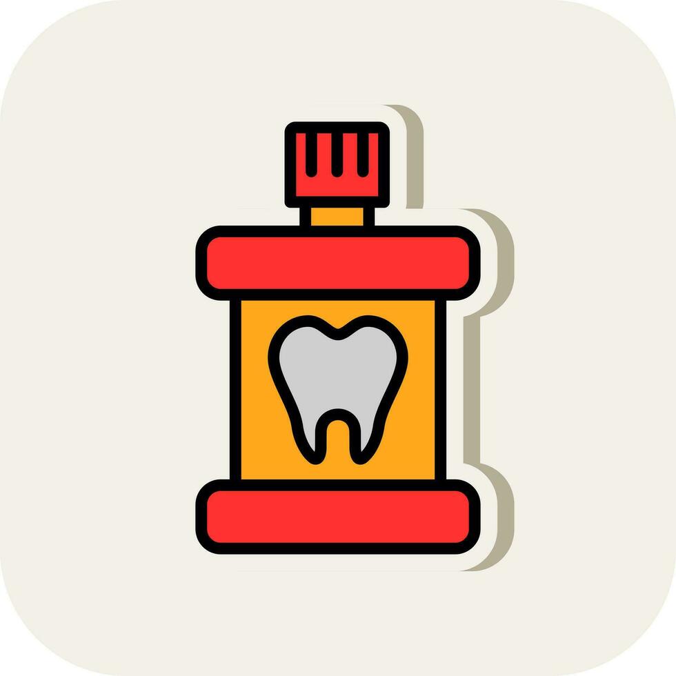 Mouthwash Vector Icon Design