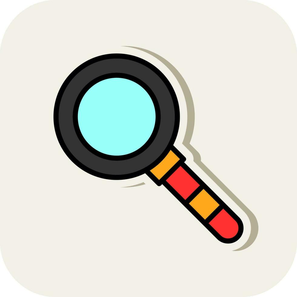 Magnifying Glass Vector Icon Design
