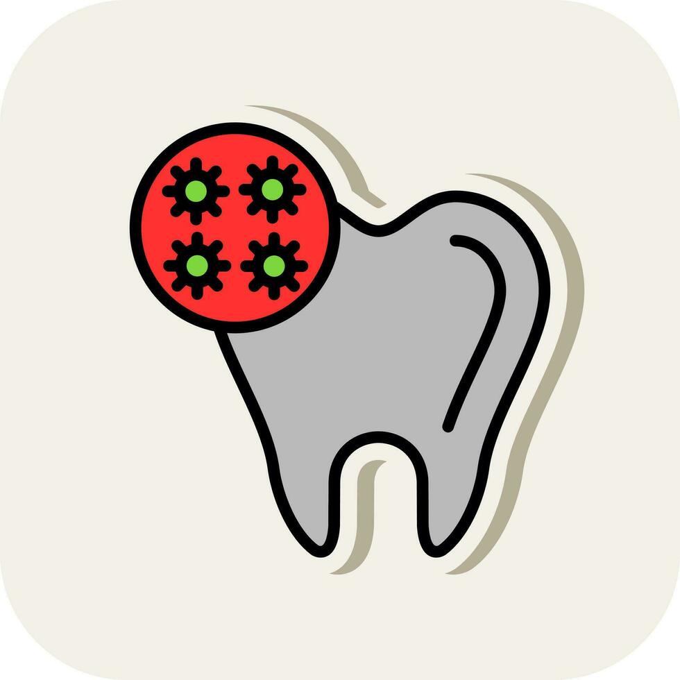 Bacteria Vector Icon Design