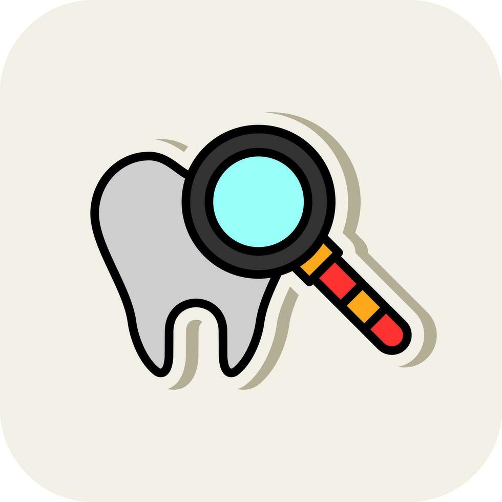 Dental Checkup Vector Icon Design