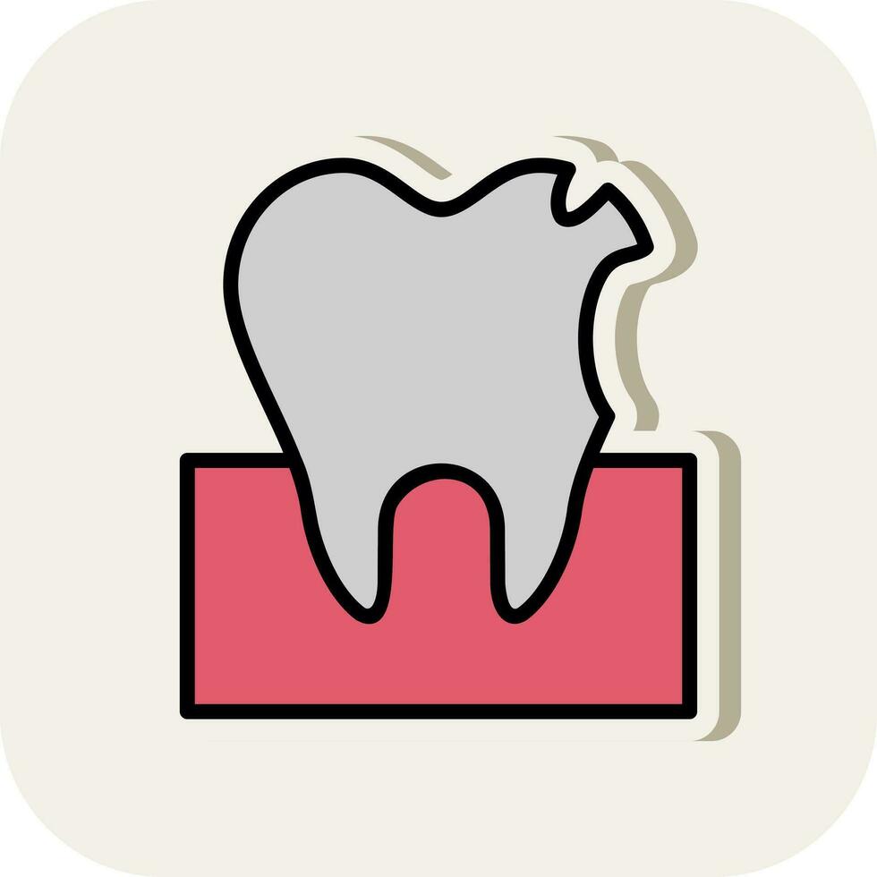 Cavity Vector Icon Design