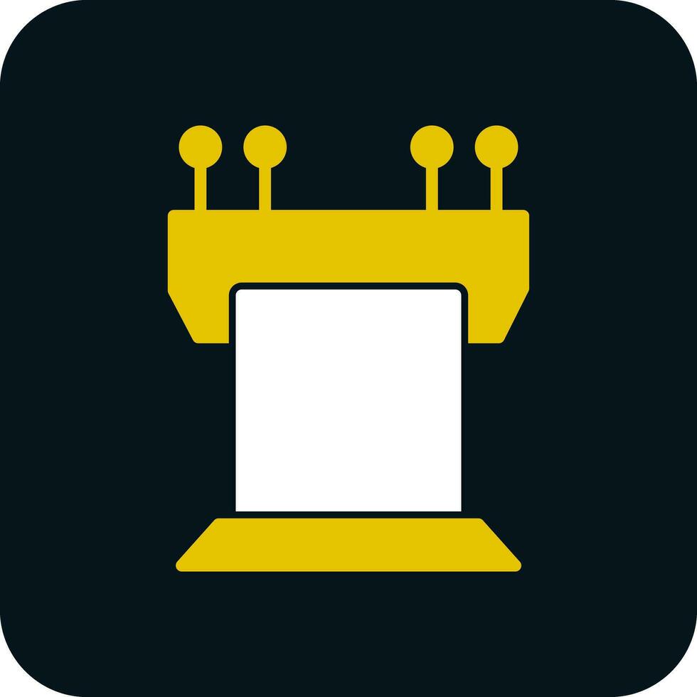 Podium Vector Icon Design