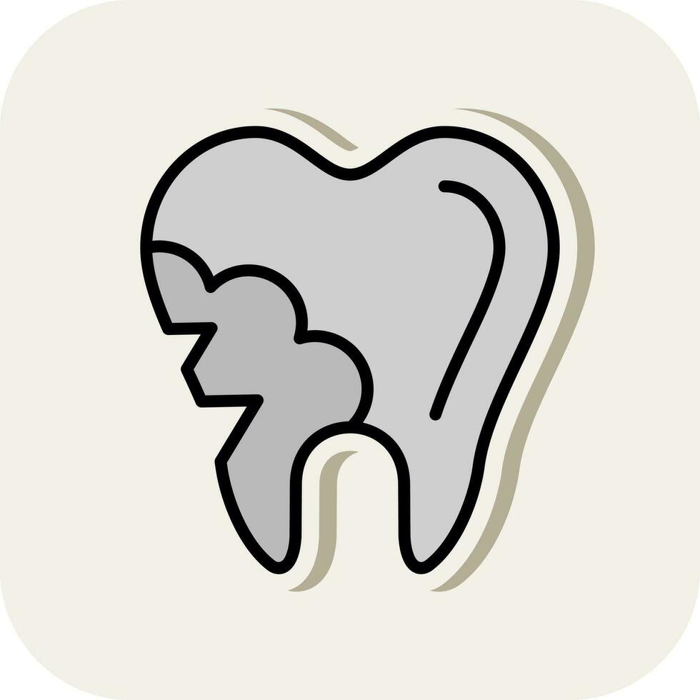 Damaged Vector Icon Design