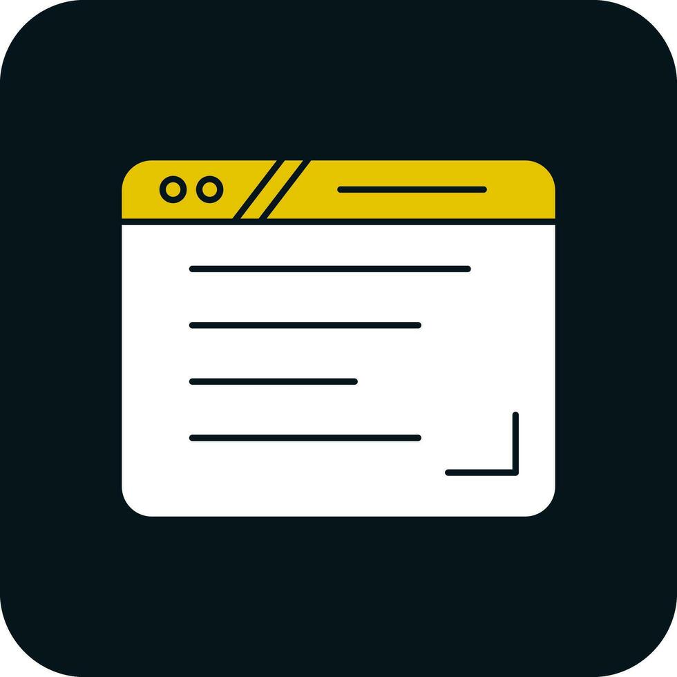 Browser Vector Icon Design