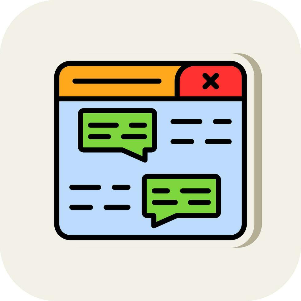 Messaging Vector Icon Design
